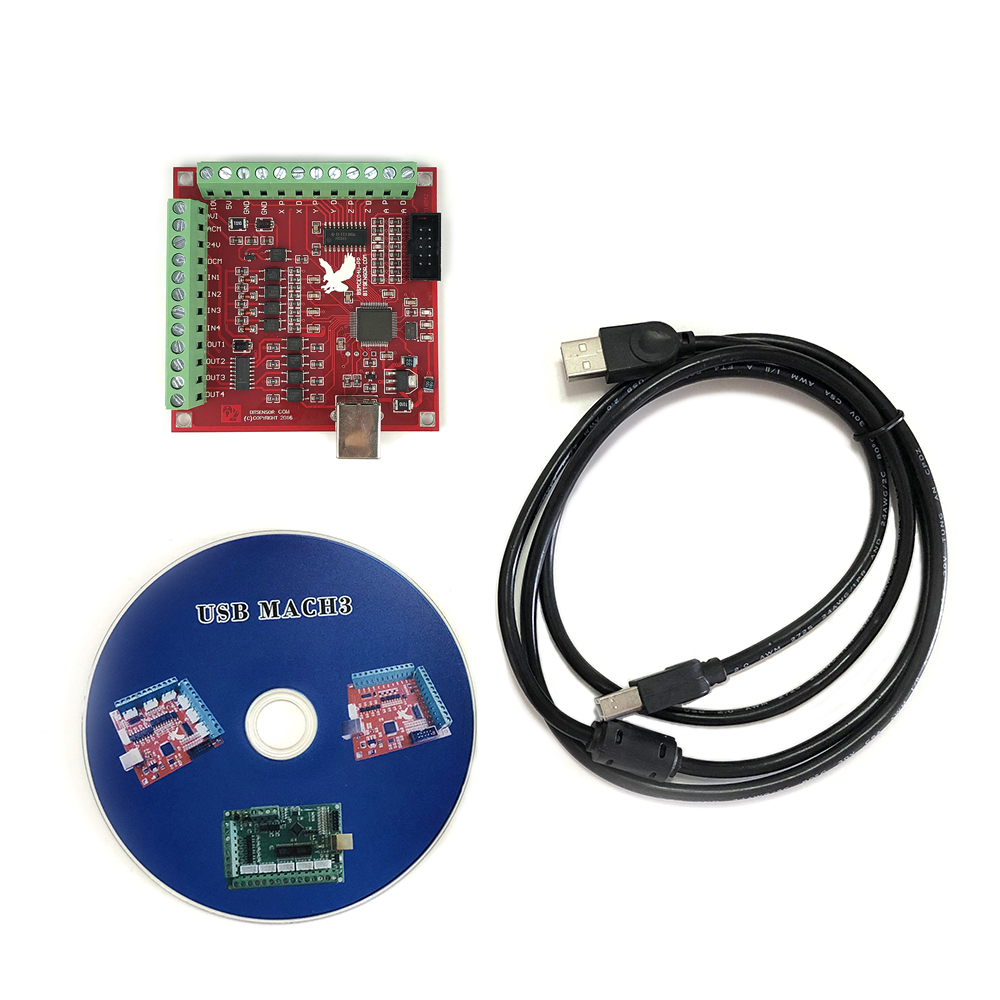 Mach3 Usb Cnc Controller 4 Axis 100Khz - Placa de fuga cnc usb mach3