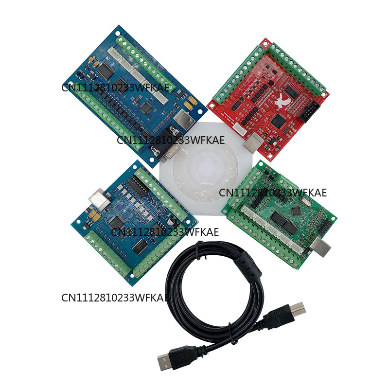 5 Axis Cnc Breakout Board Interface Mach3 - 1 unidade Placa de Interface e