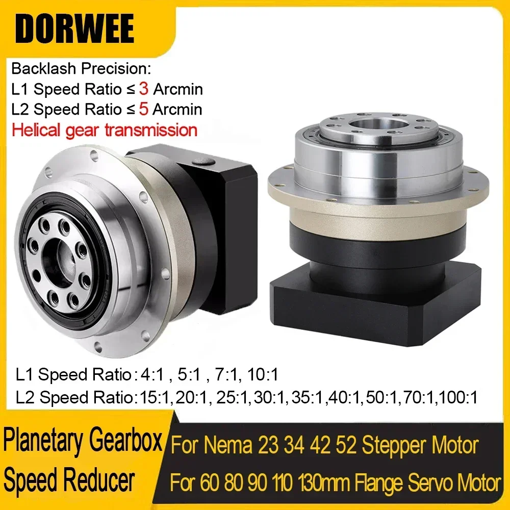 Planetary Gearbox Reducer Nema 23 34 - Redutor de saída de flange de