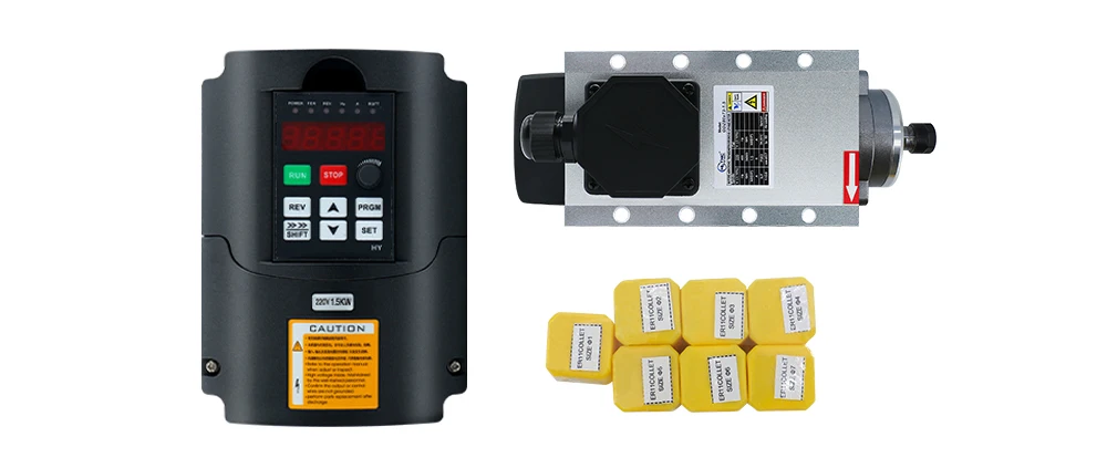 HLTNC 1.5kw Motor Spindle Refr - Air Cooled 1.5Kw Spindle Motor Inverter 110V avaliação e preço