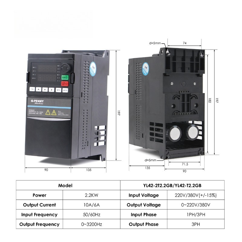 Kit de Spindle Refrigerado a Á - 2.2Kw Water Cooled Spindle Kit Vfd avaliação e preço