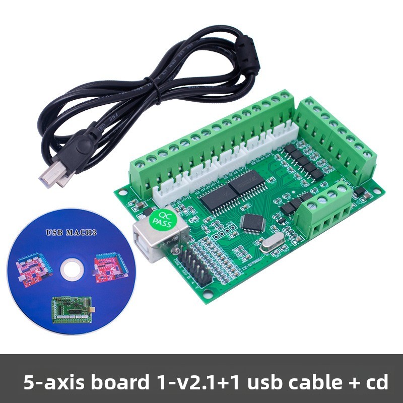 Placa de driver de motor cnc u - 5 Axis Cnc Breakout Board Interface Mach3 avaliação e preço