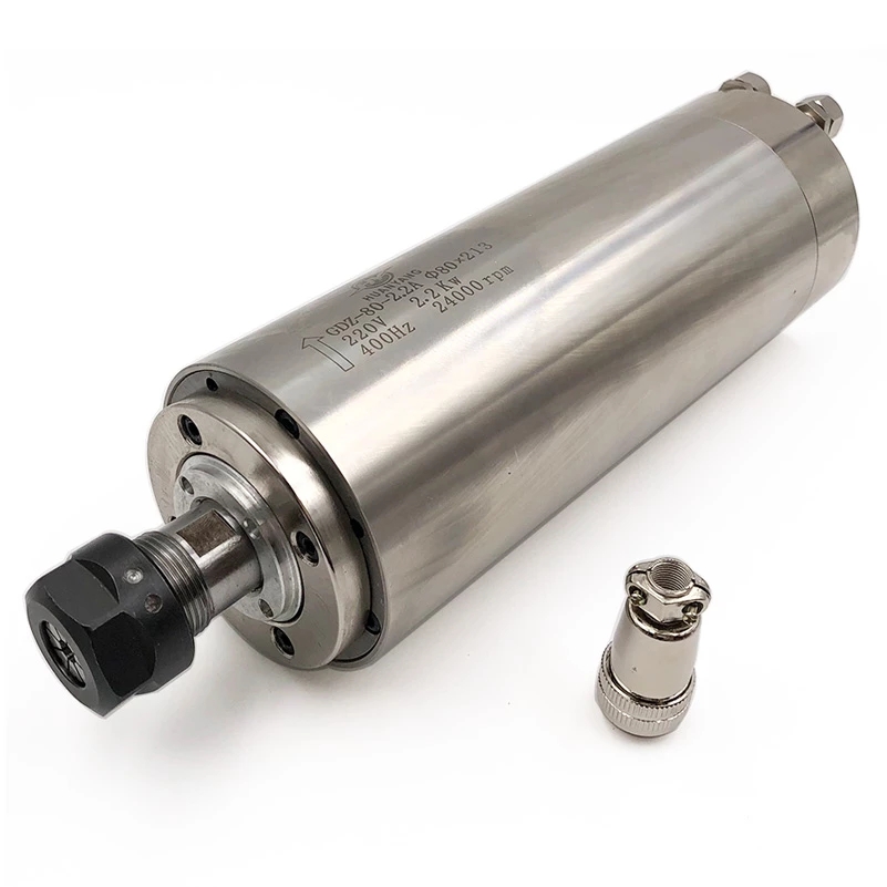 Kit de Spindle CNC Refrigerado - Air Cooled 1.5Kw Spindle Motor Inverter 110V avaliação e preço