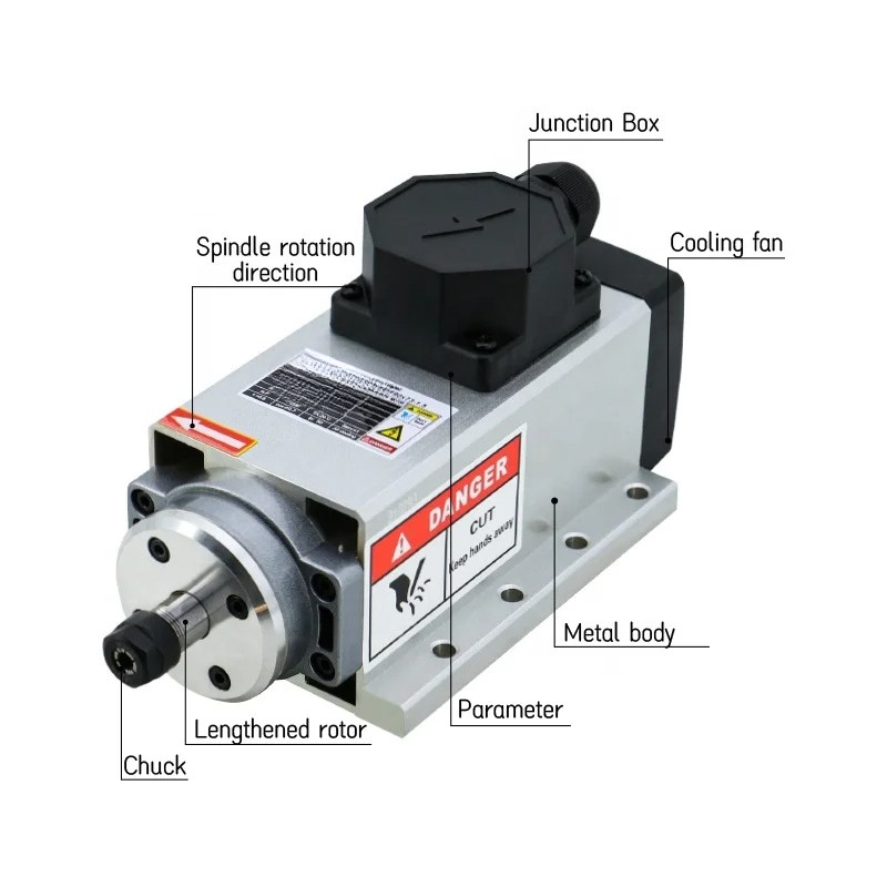 Motor de Eixo para Fresadora 2 - Er20 Collet Chuck Spindle Motor 220V avaliação e preço