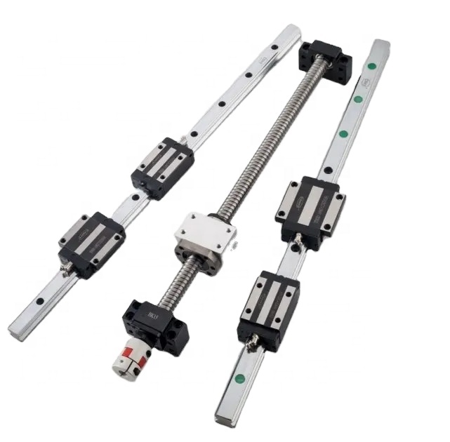 Conjunto de Trilhos Guia de Mo - Hgr20 Linear Guide Rail Ballscrew Set avaliação e preço