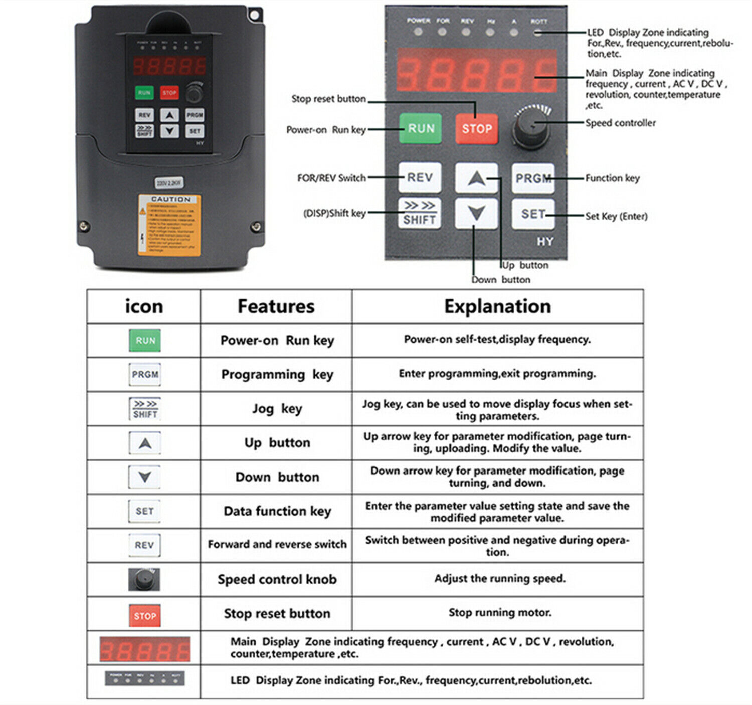 Kit de motor de eixo CNC refri - 2.2Kw Water Cooled Spindle Kit Vfd avaliação e preço