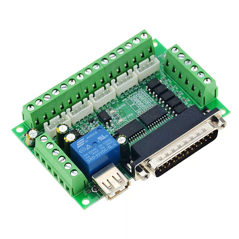 Adaptador de interface cnc de  - 5 Axis Cnc Breakout Board Interface Mach3 avaliação e preço