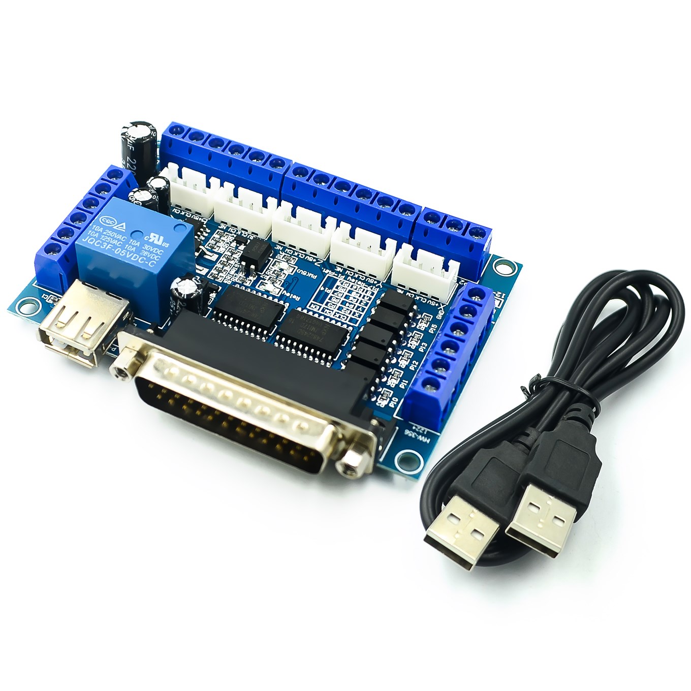 Placa de fuga do adaptador de  - 5 Axis Cnc Breakout Board Interface Mach3 avaliação e preço